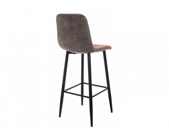 Барный стул Marvin terracotta / brown