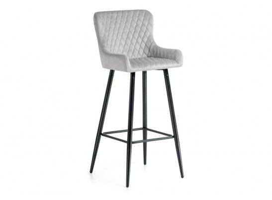 Барный стул Mint light gray / black в Каменске-Уральском