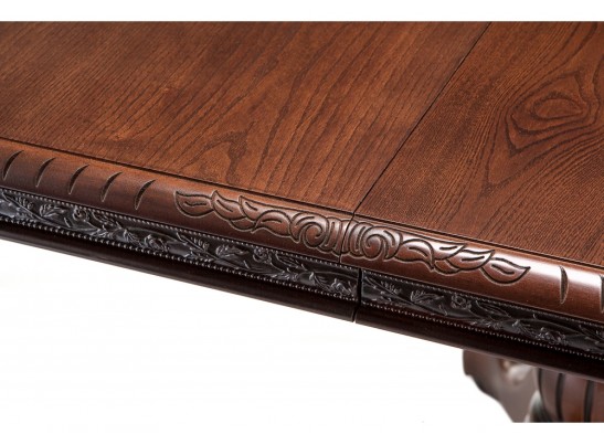 Деревянный стол Кантри 160(200-240)х107х78 орех с коричневой патиной в Каменске-Уральском