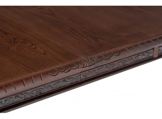 Деревянный стол Кантри 160(200-240)х107х78 орех с коричневой патиной в Каменске-Уральском