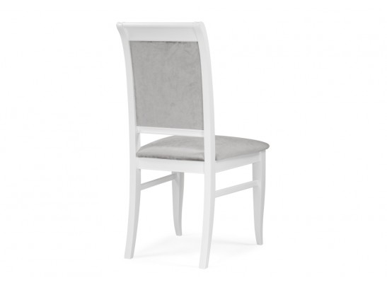 Деревянный стул Авелин серый велюр / белый в Каменске-Уральском