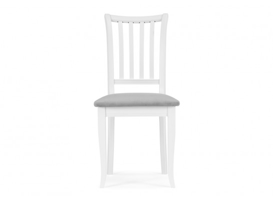Деревянный стул Фрезино серый велюр / белый в Каменске-Уральском