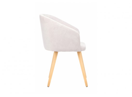 Деревянный стул Монер 360 светло-серый (glory 36) / светлое дерево в Каменске-Уральском