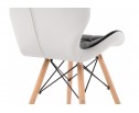 Деревянный стул PC-027 black / white в Каменске-Уральском