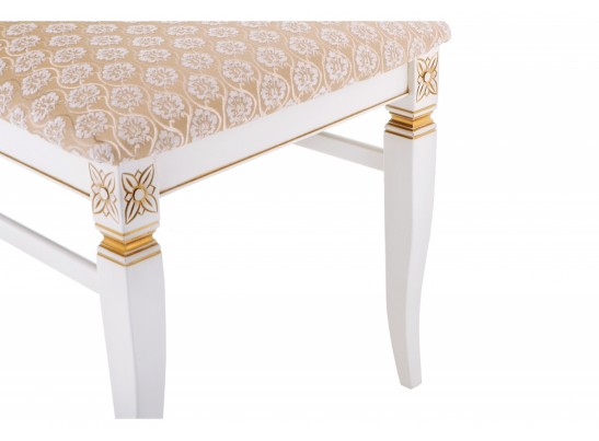 Деревянный стул Roy W/З молочный с патиной в Каменске-Уральском