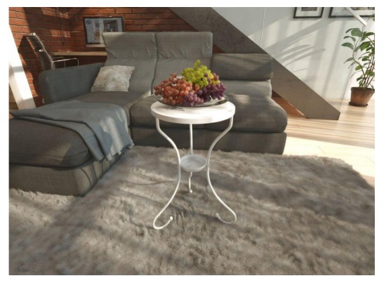 Журнальный столик Sheffilton SHT-CT10-1 белый муар в Каменске-Уральском