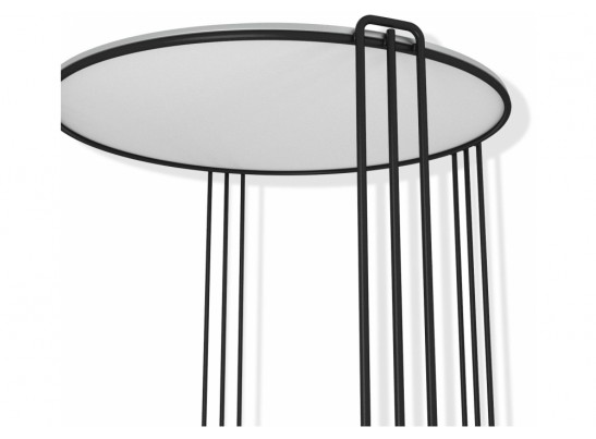 Кофейный столик SHT-CT34 белый мрамор / черный муар в Каменске-Уральском