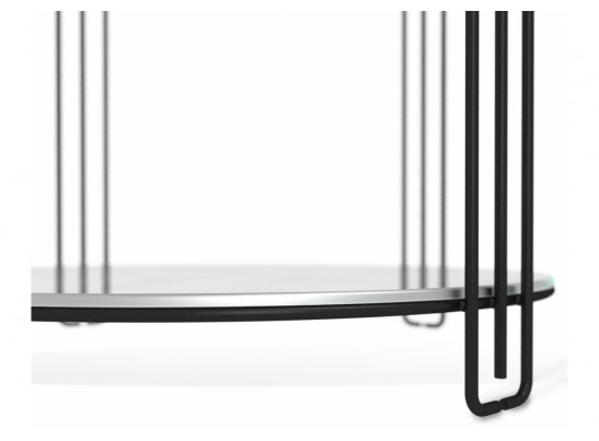 Кофейный столик SHT-CT34 белый мрамор / черный муар в Каменске-Уральском