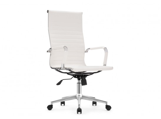 Компьютерное кресло Reus pu white / chrome в Каменске-Уральском