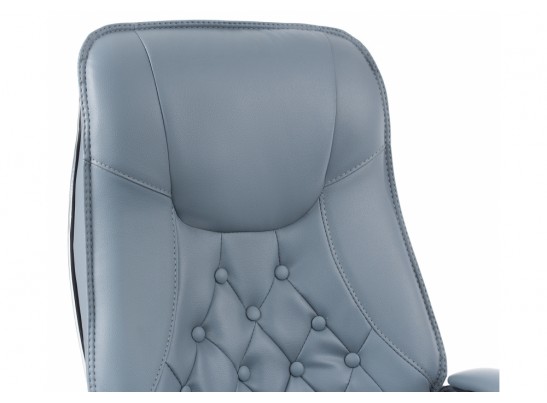 Компьютерное кресло Twinter серо-голубое в Каменске-Уральском