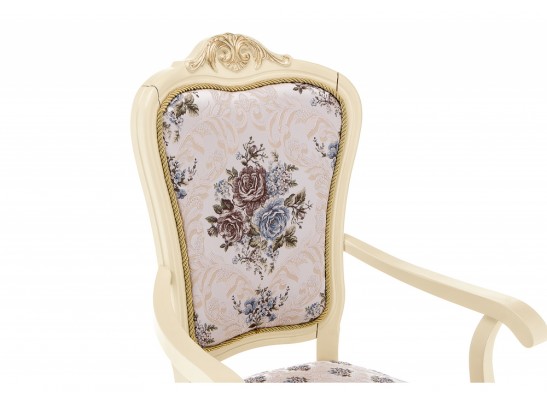 Кресло Руджеро патина золото / молочный в Каменске-Уральском