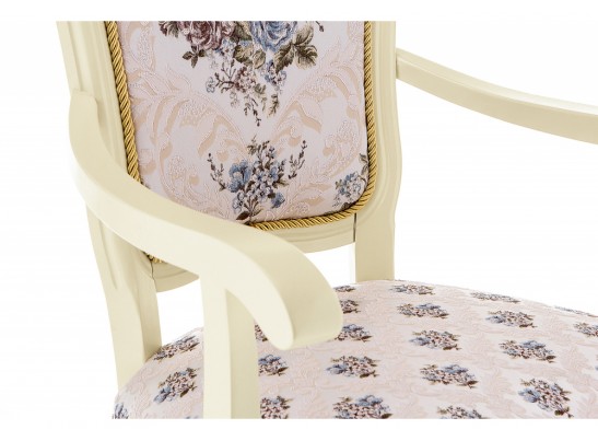 Кресло Руджеро патина золото / молочный в Каменске-Уральском