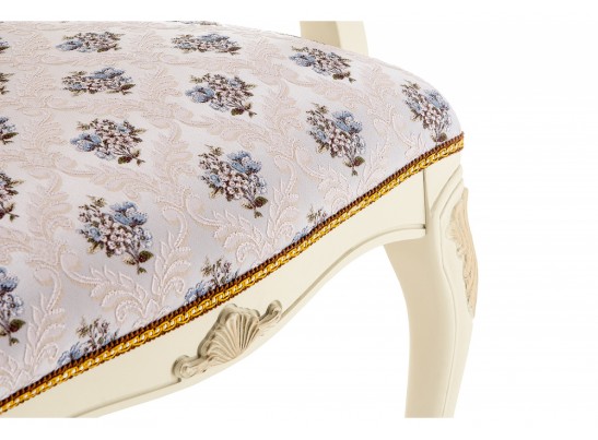 Кресло Руджеро патина золото / молочный в Каменске-Уральском