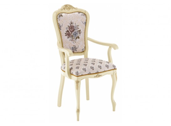 Кресло Руджеро патина золото / молочный в Каменске-Уральском