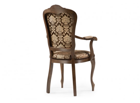 Кресло Руджеро с мягкими подлокотниками орех / шоколад в Каменске-Уральском