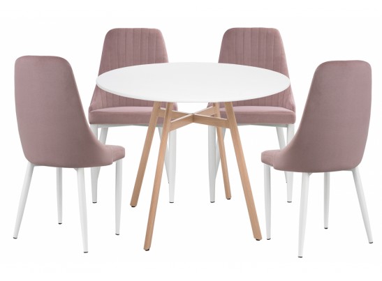 Обеденная группа Ада white / light purple в Каменске-Уральском