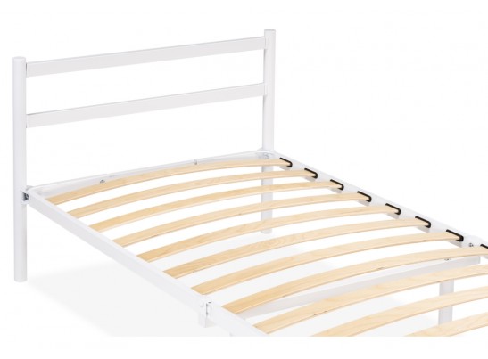 Односпальная кровать Фади 90х200 белая в Каменске-Уральском