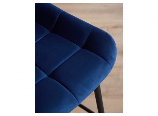 Полубарный стул Челси 360 синий (zd 798) / черный в Каменске-Уральском