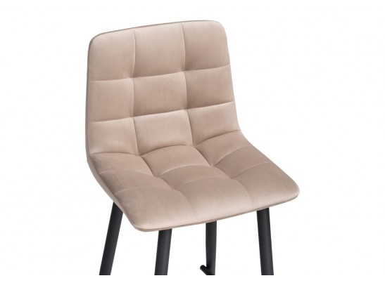 Полубарный стул Чилли К бежевый / черный в Каменске-Уральском