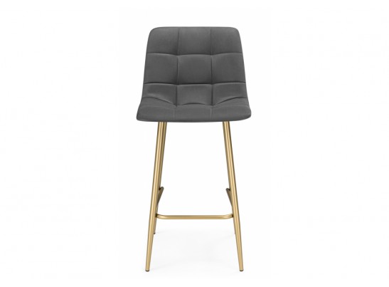 Полубарный стул Чилли Мини темно-серый (zd 995) / золотой в Каменске-Уральском