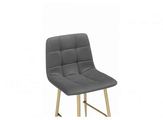 Полубарный стул Чилли Мини темно-серый (zd 995) / золотой в Каменске-Уральском