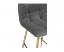 Полубарный стул Чилли Мини темно-серый (zd 995) / золотой в Каменске-Уральском