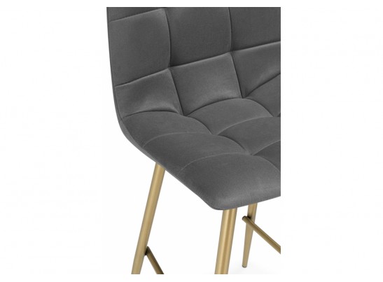 Полубарный стул Чилли Мини темно-серый (zd 995) / золотой в Каменске-Уральском