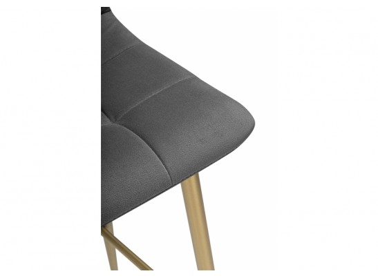 Полубарный стул Чилли Мини темно-серый (zd 995) / золотой в Каменске-Уральском