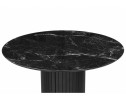 Стеклянный стол Гравент 110 черный мрамор / черная пленка / черный