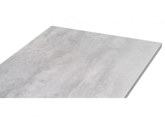 Стол Алеста Лофт 120х60х77 25 мм бетон / черный матовый в Каменске-Уральском