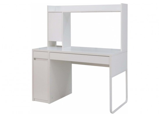 Стол компьютерный Сити-12 белый шелк в Каменске-Уральском