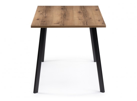 Стол Тринити Лофт 120х80 дуб делано темный / черный матовый в Каменске-Уральском