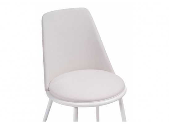 Стул на металлокаркасе Алдис катания вайт / белый матовый в Каменске-Уральском