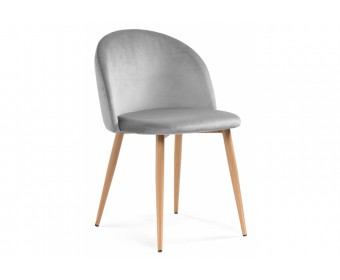 Стул на металлокаркасе Aldo grey / wood