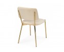 Стул на металлокаркасе Armond beige / gold