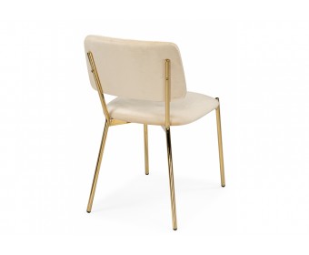 Стул на металлокаркасе Armond beige / gold