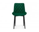 Стул на металлокаркасе Баодин велюр зеленый / черный в Каменске-Уральском