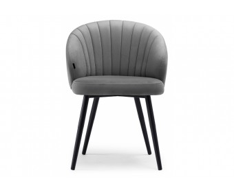 Стул на металлокаркасе Бэнбу velutto 32 / черный