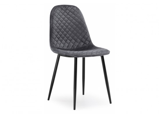 Стул на металлокаркасе Capri dark gray / black в Каменске-Уральском