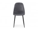 Стул на металлокаркасе Capri dark gray / black в Каменске-Уральском