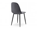 Стул на металлокаркасе Capri dark gray / black в Каменске-Уральском