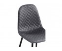 Стул на металлокаркасе Capri dark gray / black в Каменске-Уральском