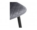 Стул на металлокаркасе Capri dark gray / black в Каменске-Уральском