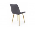 Стул на металлокаркасе Челси 360 К темно-серый (zd 995) / золотой в Каменске-Уральском