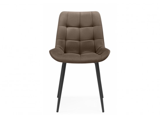 Стул на металлокаркасе Челси К коричневый (zd 233) / черный в Каменске-Уральском