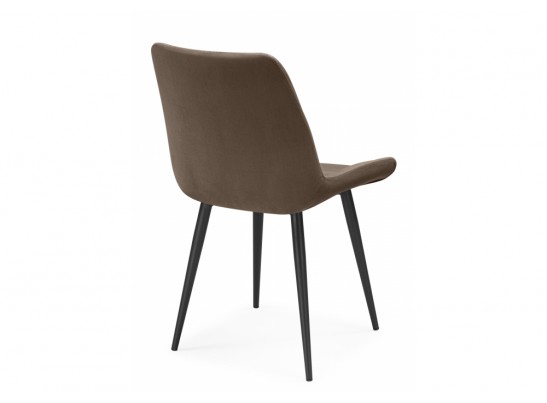 Стул на металлокаркасе Челси К коричневый (zd 233) / черный в Каменске-Уральском