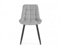 Стул на металлокаркасе Челси светло-серый graf 12 / черный в Каменске-Уральском