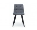 Стул на металлокаркасе Чилли темно-серый / черный в Каменске-Уральском