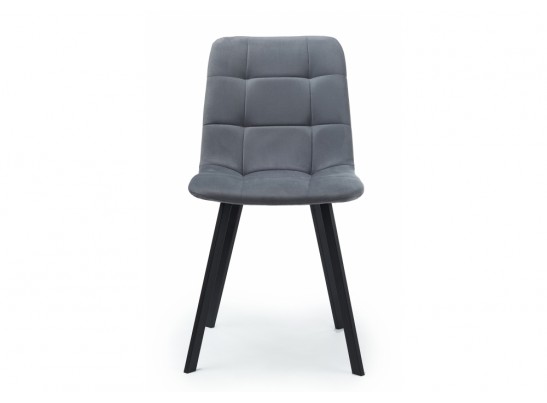 Стул на металлокаркасе Чилли темно-серый / черный в Каменске-Уральском