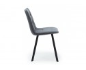Стул на металлокаркасе Чилли темно-серый / черный в Каменске-Уральском